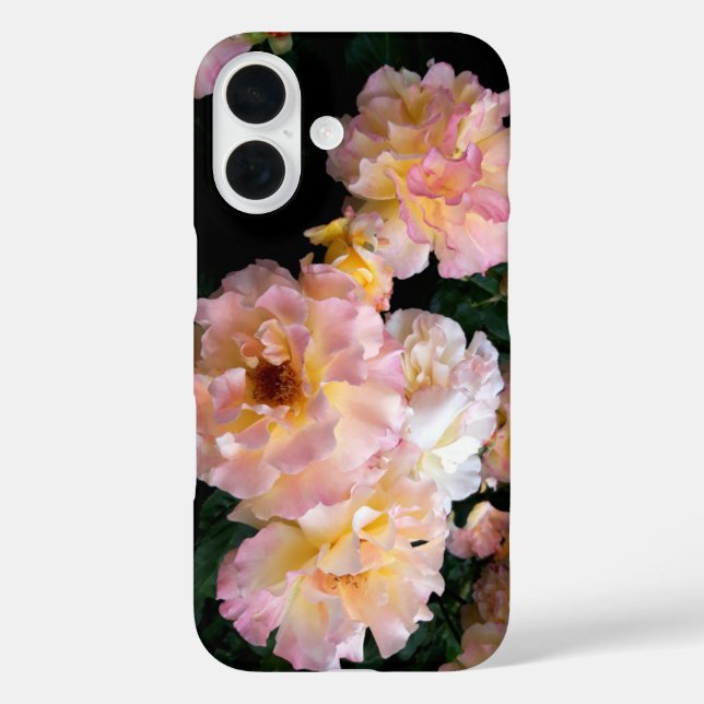 Roses Flowers , Pink Yellow Roses Case-Mate iPhone Case (Back)