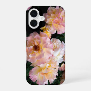 Roses Flowers , Pink Yellow Roses iPhone 16 Case