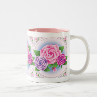 ROSES FOR EILEEN Two-Tone COFFEE MUG