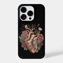 Roses for her Anatomical Heart Phone Case