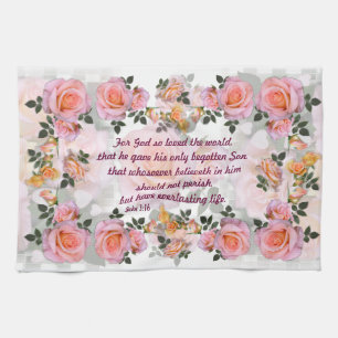 Roses for my Love ~ Kitchen Towel # 3