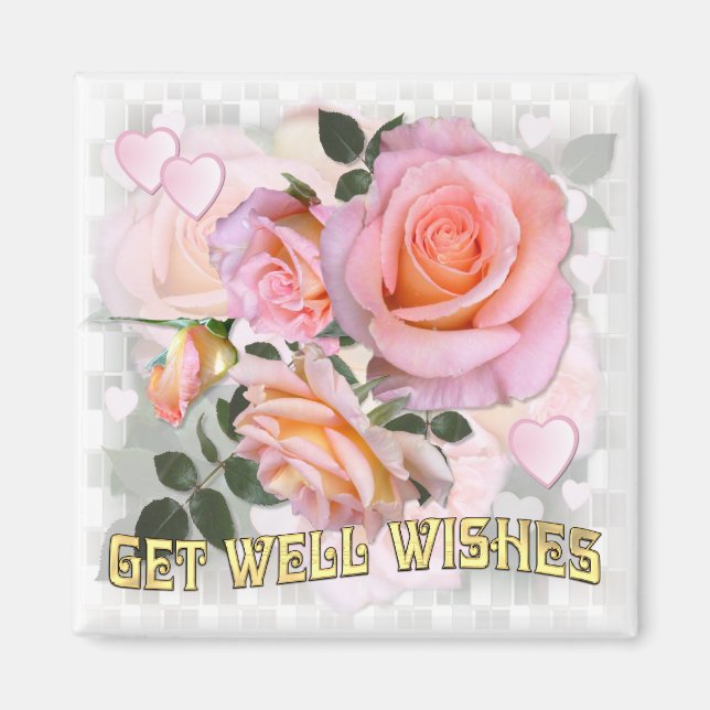 Roses for my Love ~  Magnet (Front)