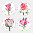 Roses for Rose Premium Acrylic Coaster Set