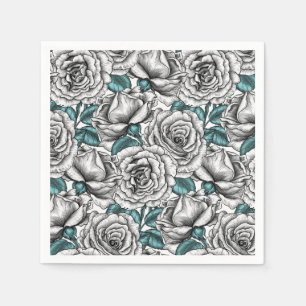 Roses for you napkin