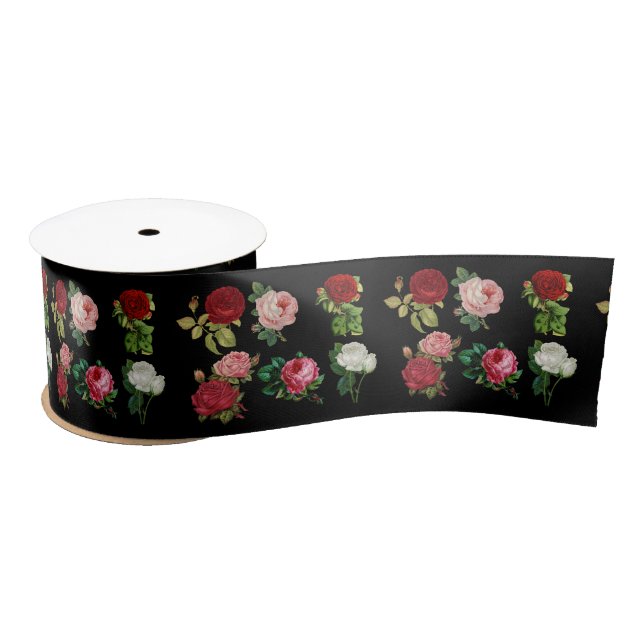 roses galore ribbon satin ribbon (Spool)