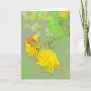 Roses, Get your lovely roses here! Card