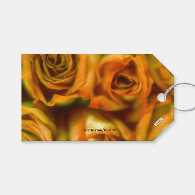 Roses Gift Tags (Front (Horizontal))