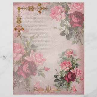 Roses Glory with Gold Embellishments