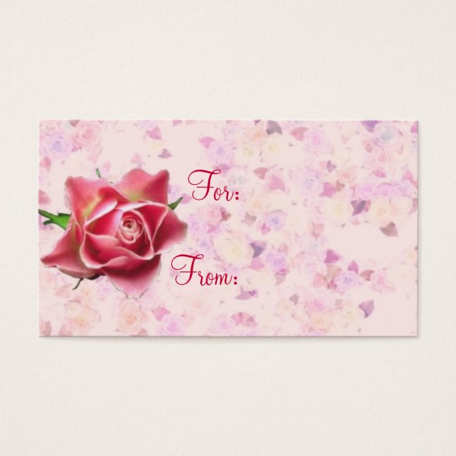 Roses Harmony Gift Tag (Front)