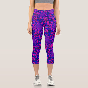 Roses High Waisted Capris