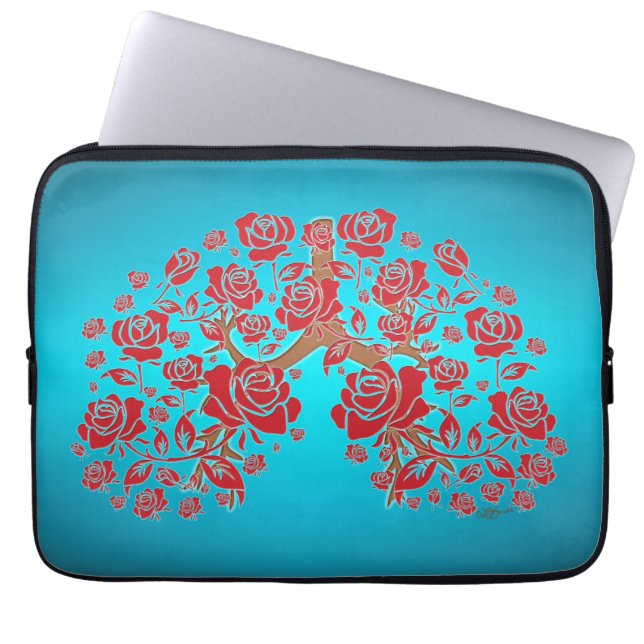 Roses & Hope Laptop Sleeve (Front)