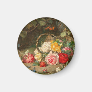 Roses in a Basket – Josef Neugebauer Magnet