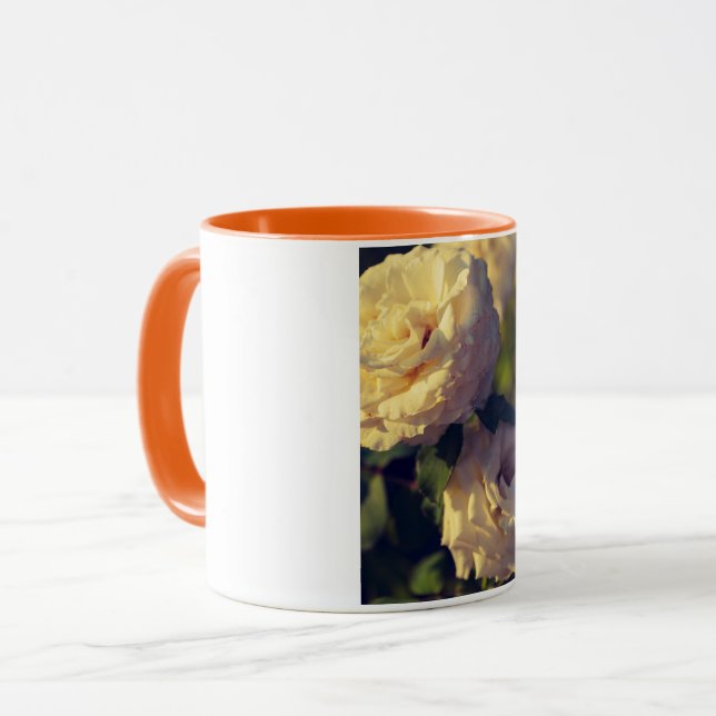 Roses in a garden mug (Front Left)