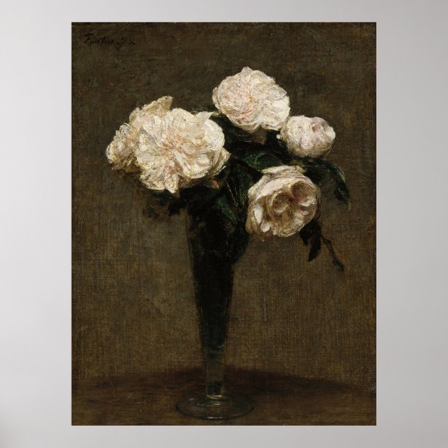 Roses in a Vase Poster (Front)