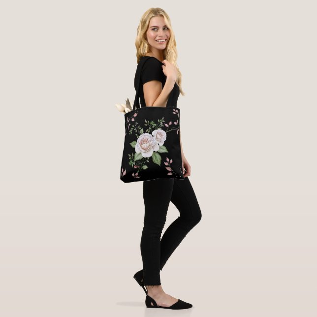 Roses In Bloom Tote Bag (On Model)