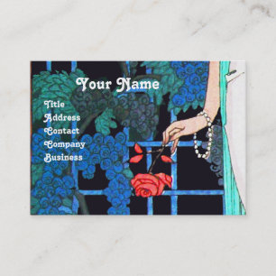ROSES IN THE NIGHT,BEAUTY FASHION MAKE UP ARTIST BUSINESS CARD