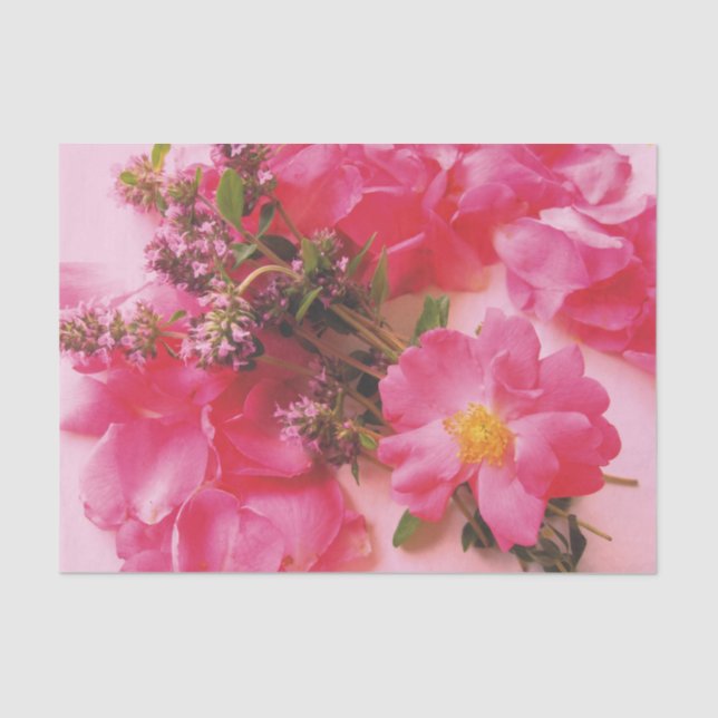 Roses in Thyme-TISSUE WRAP PAPER (Front)