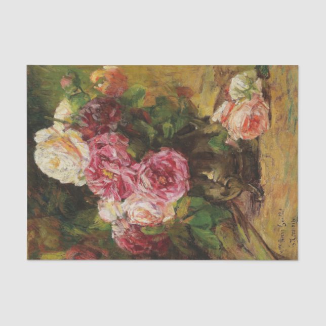 Roses IV by Georges Jeannin Tissue Paper (Front)