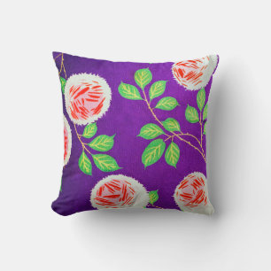 Roses, Japanese Vintage Design Cushion