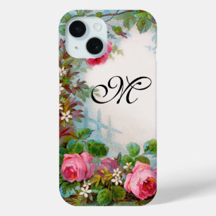 ROSES & JASMINES MONOGRAM iPhone 15 CASE
