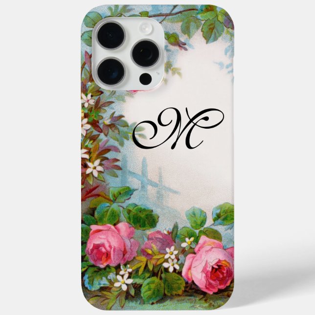ROSES & JASMINES MONOGRAM Case-Mate iPhone CASE (Back)