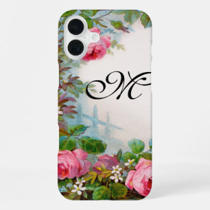 ROSES & JASMINES MONOGRAM iPhone 16 PLUS CASE