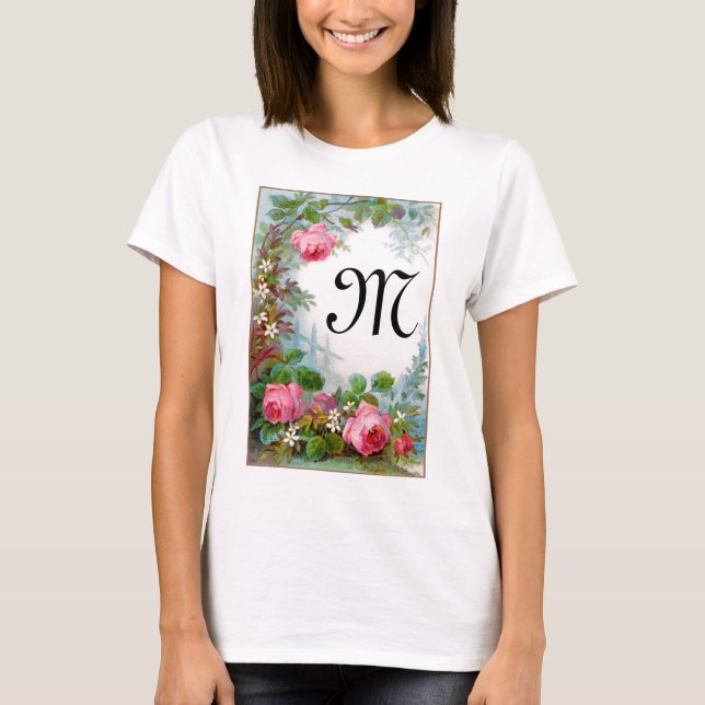 ROSES & JASMINES MONOGRAM T-Shirt (Front)