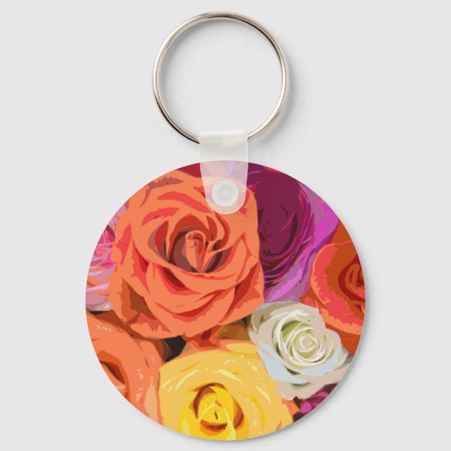 Roses Key Ring (Front)