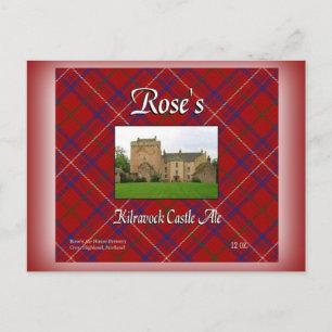Rose's Kilravock Castle Ale Postcard