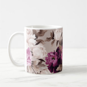 Roses Light Background: Vintage Watercolor Coffee Mug