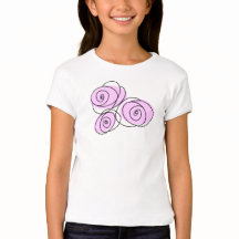 Roses Lilac Bouquet girls' t-shirt