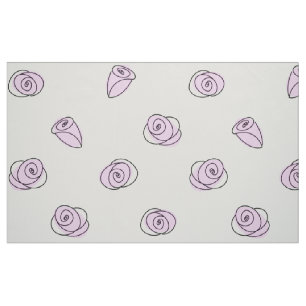 Roses Lilac Multi large pattern fabric