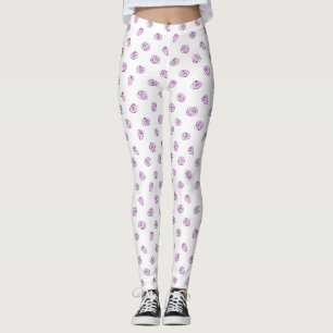 Roses Lilac Multi Leggings