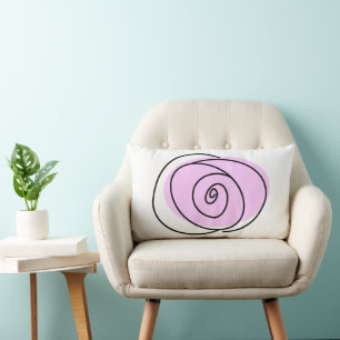 Roses Lilac single front multi back lumbar Cushion
