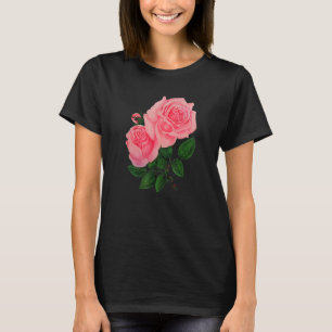 Roses Lovely Art Illustration T-Shirt