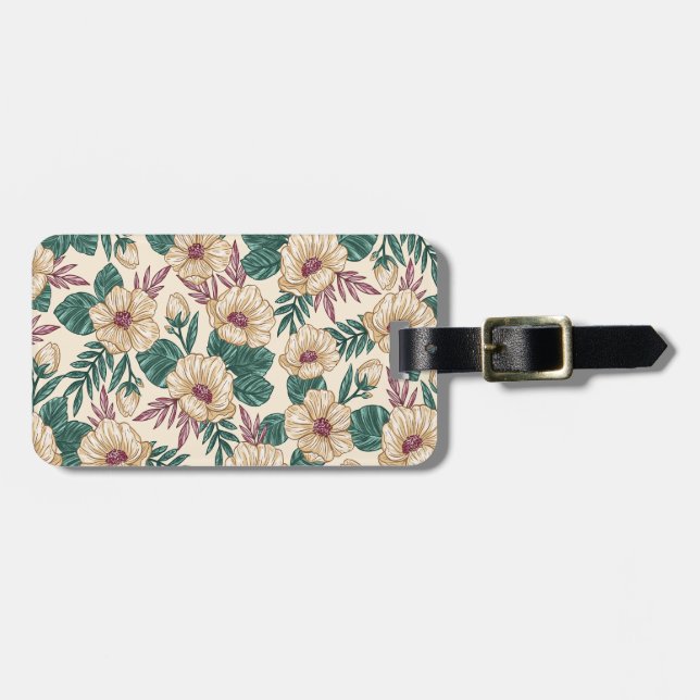 Roses Luggage Tag (Front Horizontal)