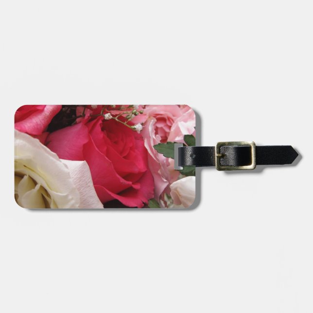 Roses Luggage Tag (Front Horizontal)