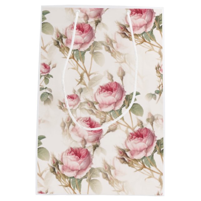 Roses Medium Gift Bag (Back)