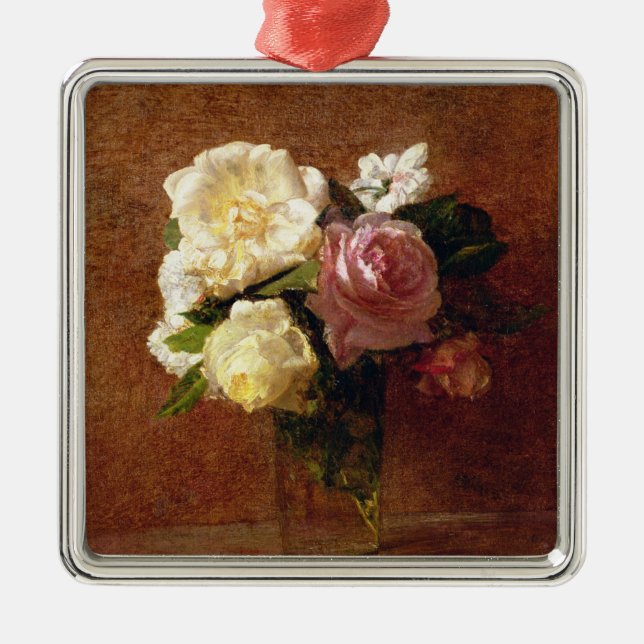 Roses Metal Ornament (Front)