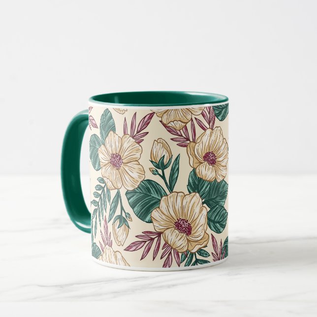 Roses Mug (Front Left)