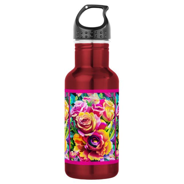 ROSES  Mug 532 Ml Water Bottle (Front)