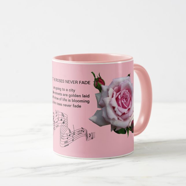 ROSES NEVER FADE MUG (Front Right)