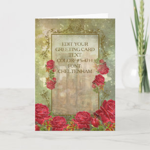 ROSES OF ROME II ~ Greetingcard Card