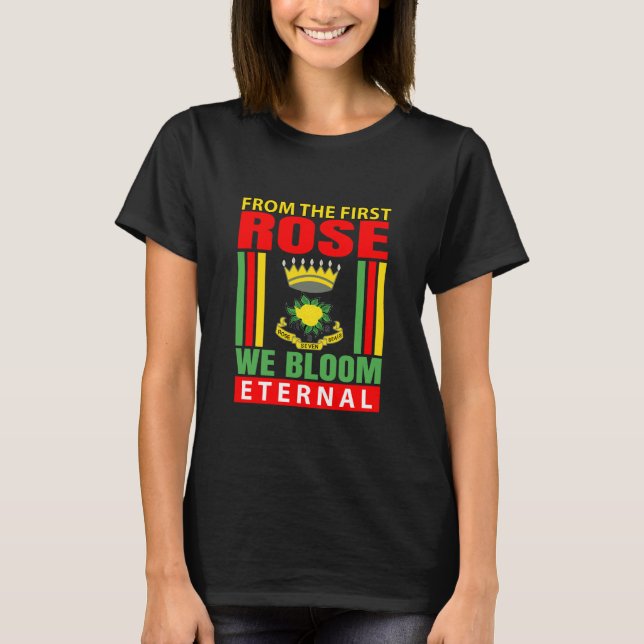 Roses of Seven Seals from First Bloom Eternal RSS  T-Shirt (Front)
