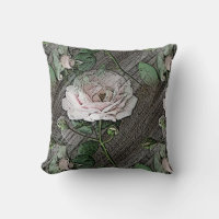 Roses on Weathered Wood