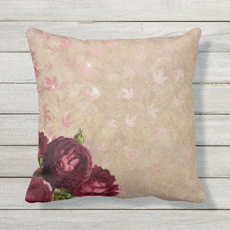 Roses Outdoor Throw Pillow
