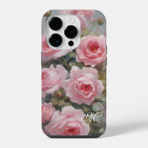 Roses Painted Pink iPhone 14 Pro Case