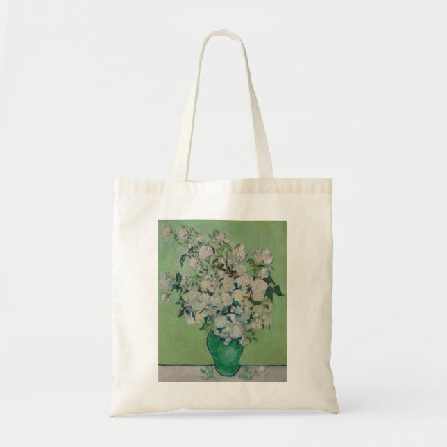 Roses painting by Vincent Van Gogh 1890 Tote Bag (Front)