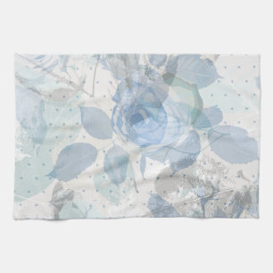 Roses pastel tea towel
