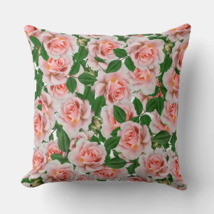 roses pattern cushion